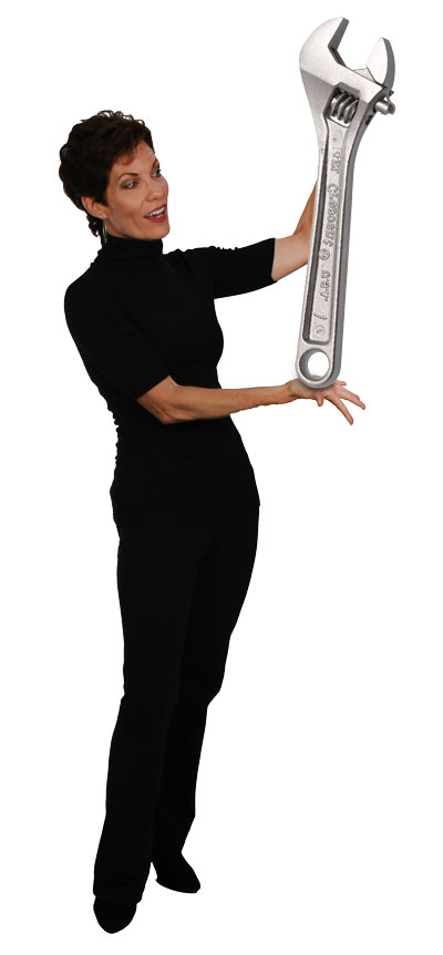 Ellen with a Wrench