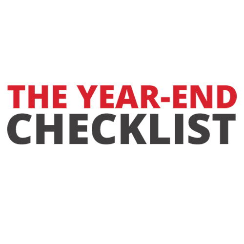 Year End Checklist